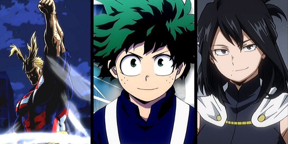 One for All users - All Might, Deku, Nana