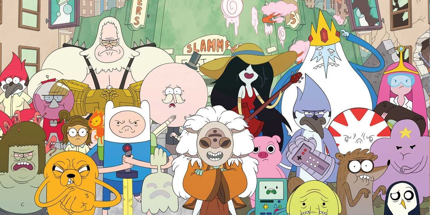 Regular Show Adventure Time