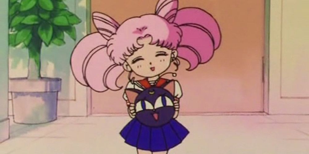Rini with Secret Identity in Sailor Moon R