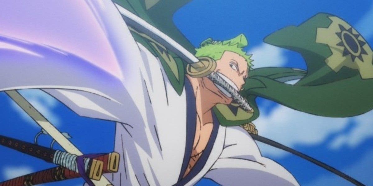 Roronoa Zoro during the events of the Wano Country arc in One Piece