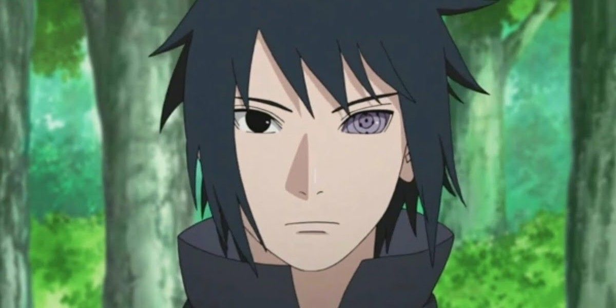 Sasuke Speaking To Naruto With His Rinnegan Activated