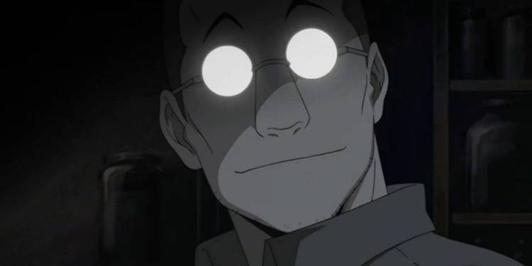 Shou Tucker dari Fullmetal Alchemist.
