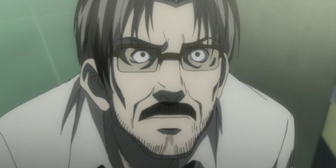 Soichiro Yagami looks disheveled in death note