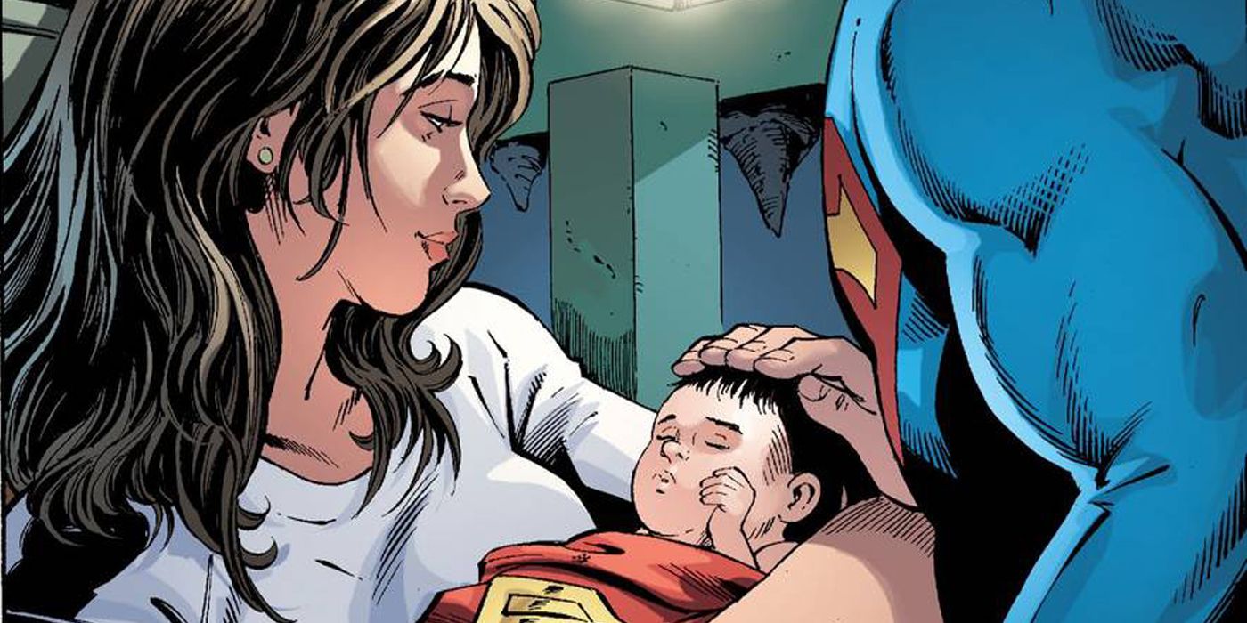 Superman Lois Lane and Superboy