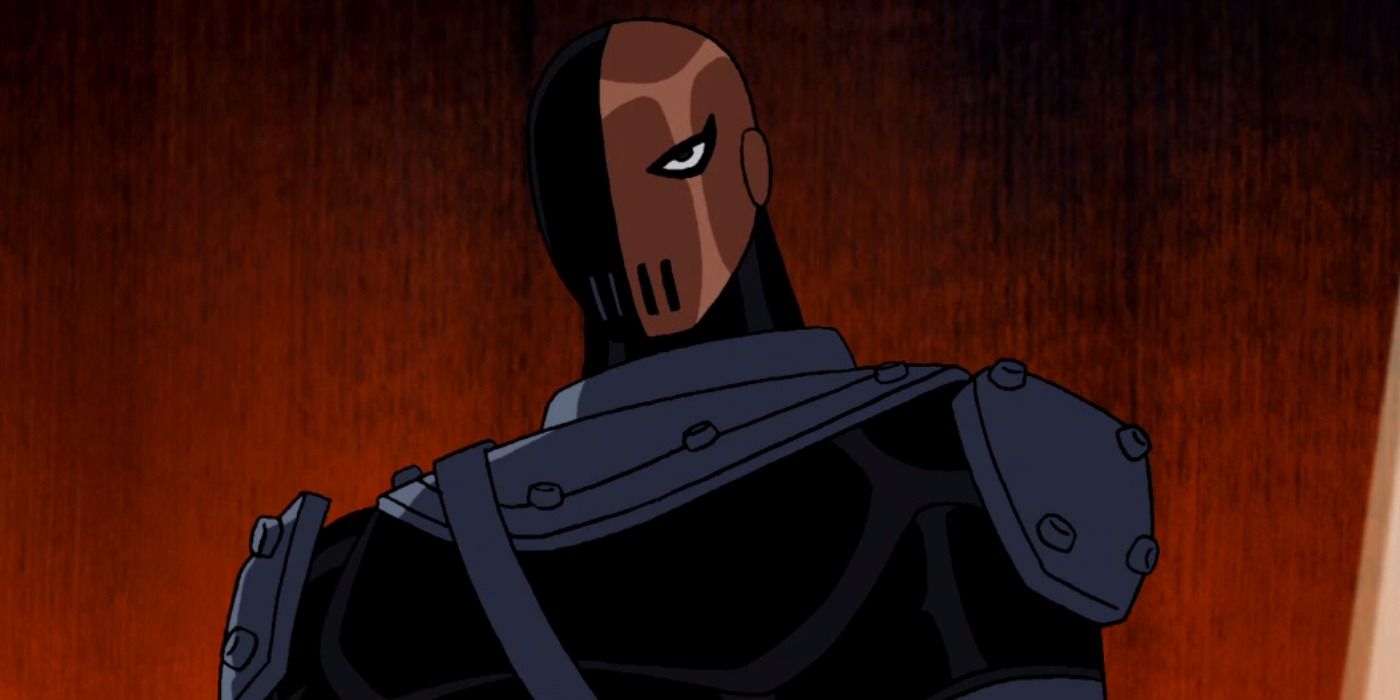 DC's Teen Titans chief animated enemy, Slade.