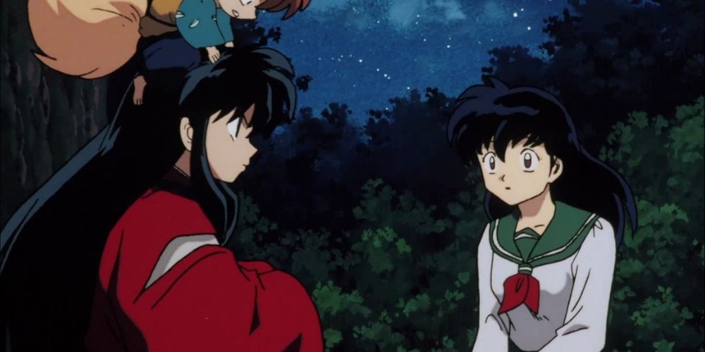 InuYasha shows his human form for the first time