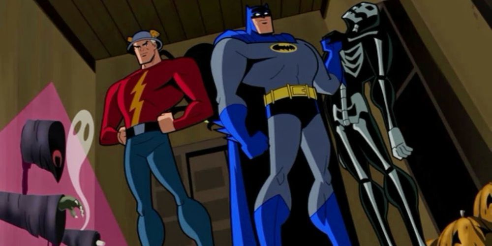 Golden Age Flash and Batman on Batman: The Brave and the Bold