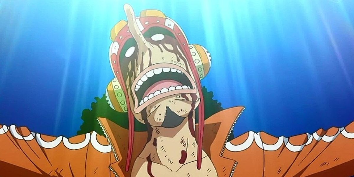 Usopp risking his life in One Piece post-time skip.