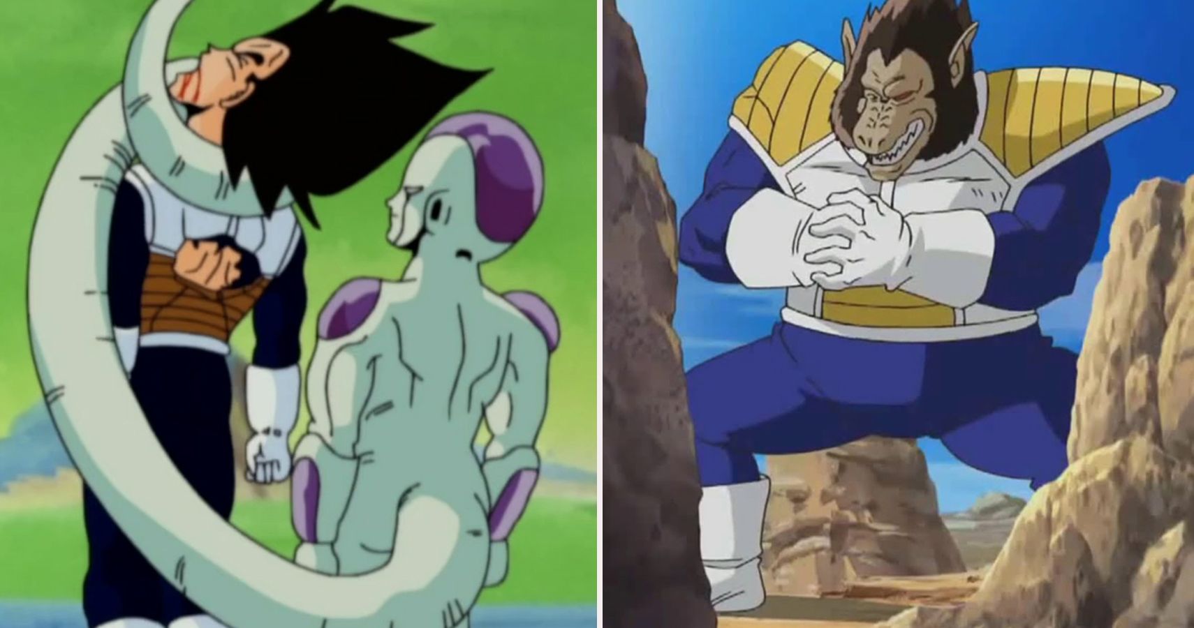 Final episode of Super makes a great reference to the first Goku vs Vegeta  battle : r/Dragonballsuper
