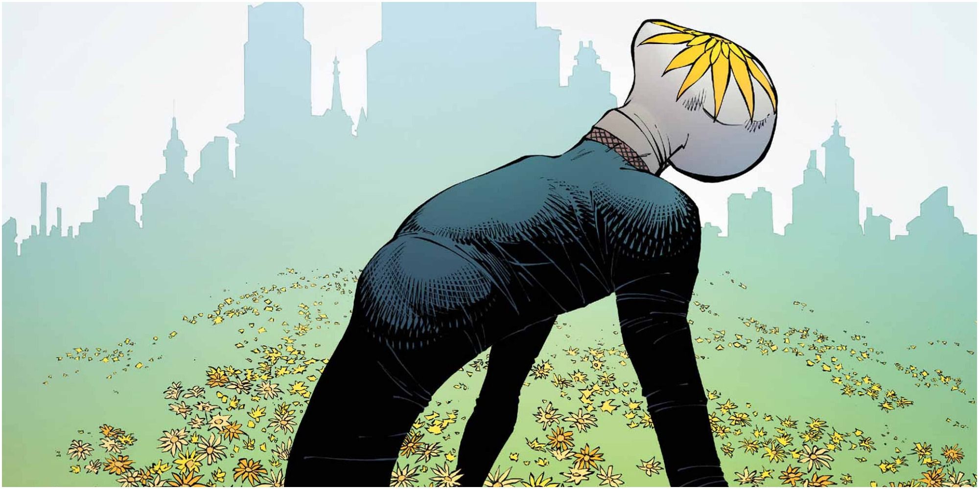 Mister Bloom rises in a Gotham City garden