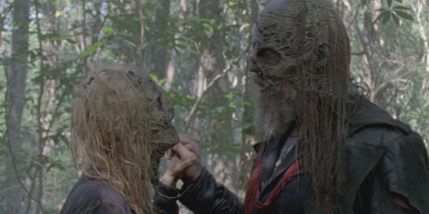 The Walking Dead Alpha Beta zombie masks