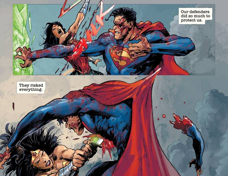 Wonder Woman Superman DC Comics DCeased Kryptonite Black Canary