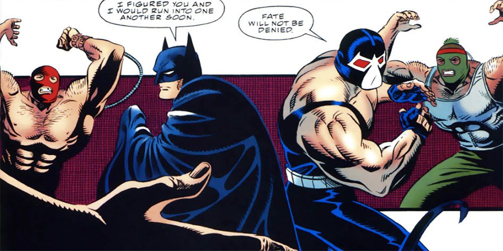 Batman and Bane fight back-to-back