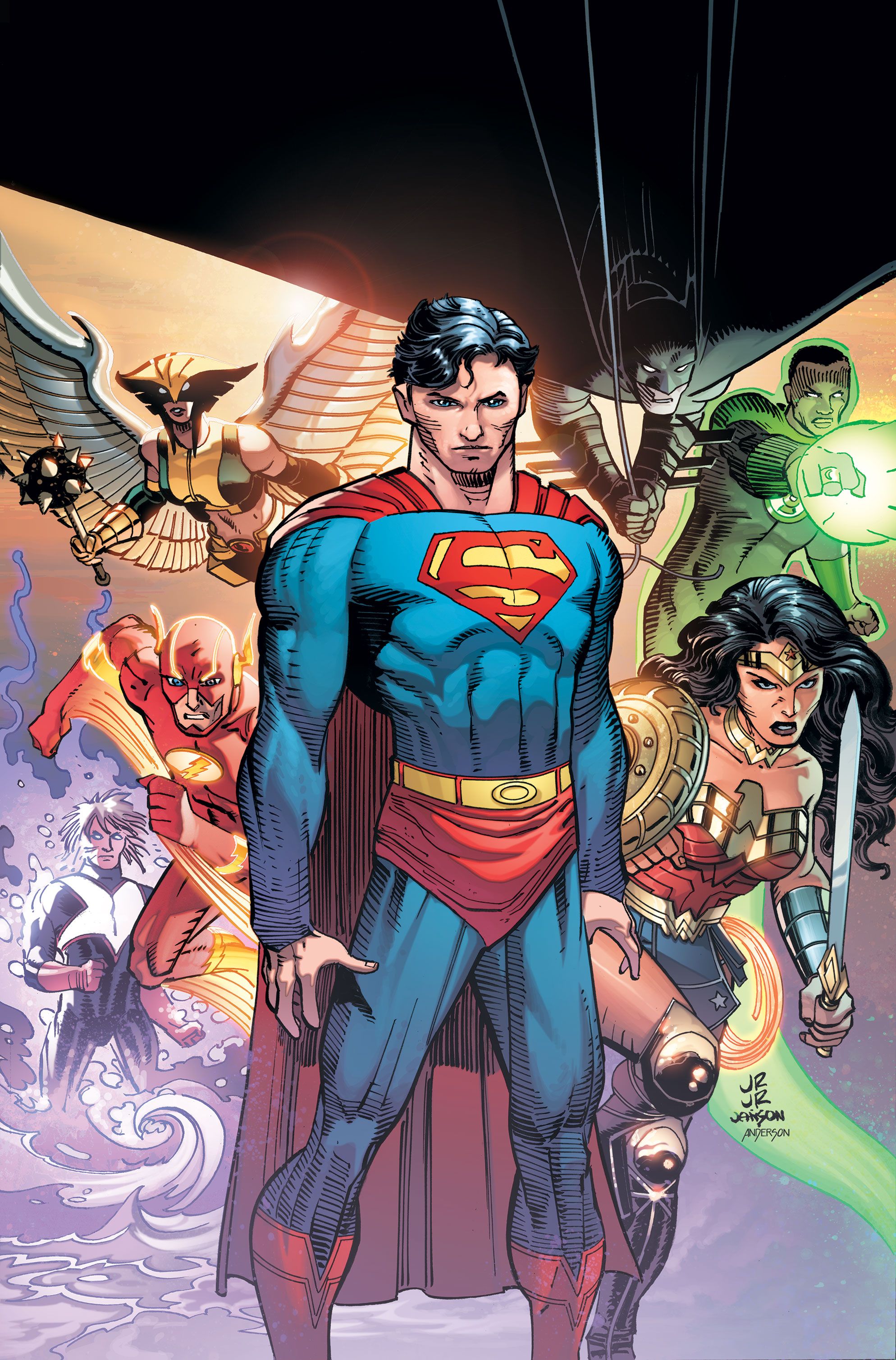 Superman, Justice League Rumble with Legion of Doom in Action Comics #18