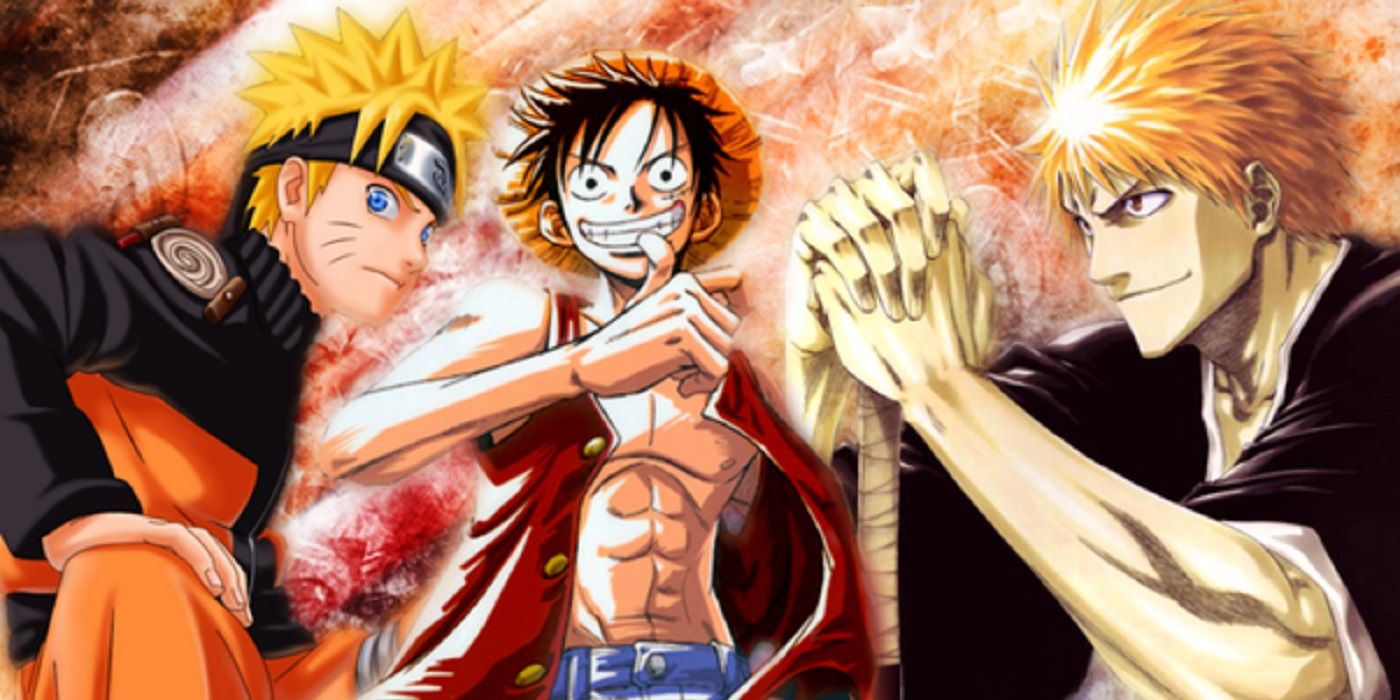 Naruto, Ichigo And Luffy The Big 3 Anime Mobile Wallpaper Edited By Nikunj  | Anime, Bleach anime art, Anime crossover