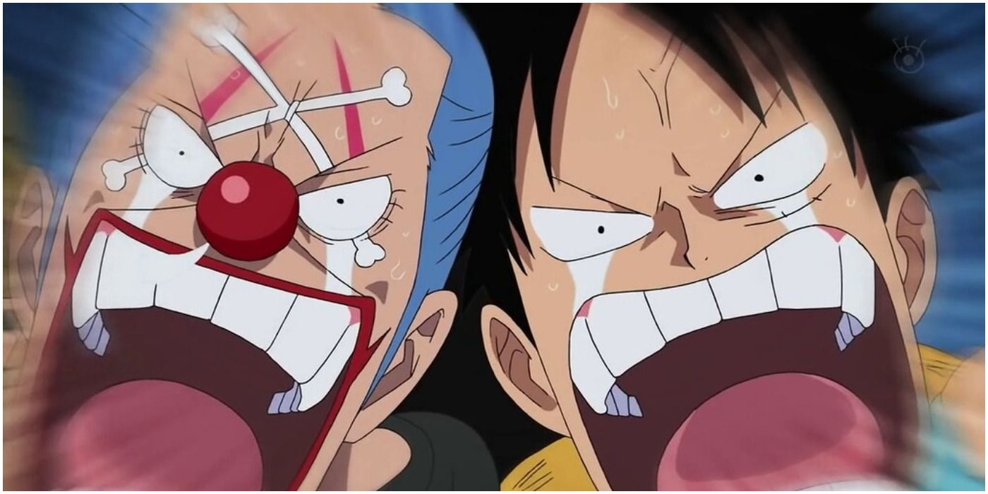Buggy &amp; Luffy Screaming In Impel Down