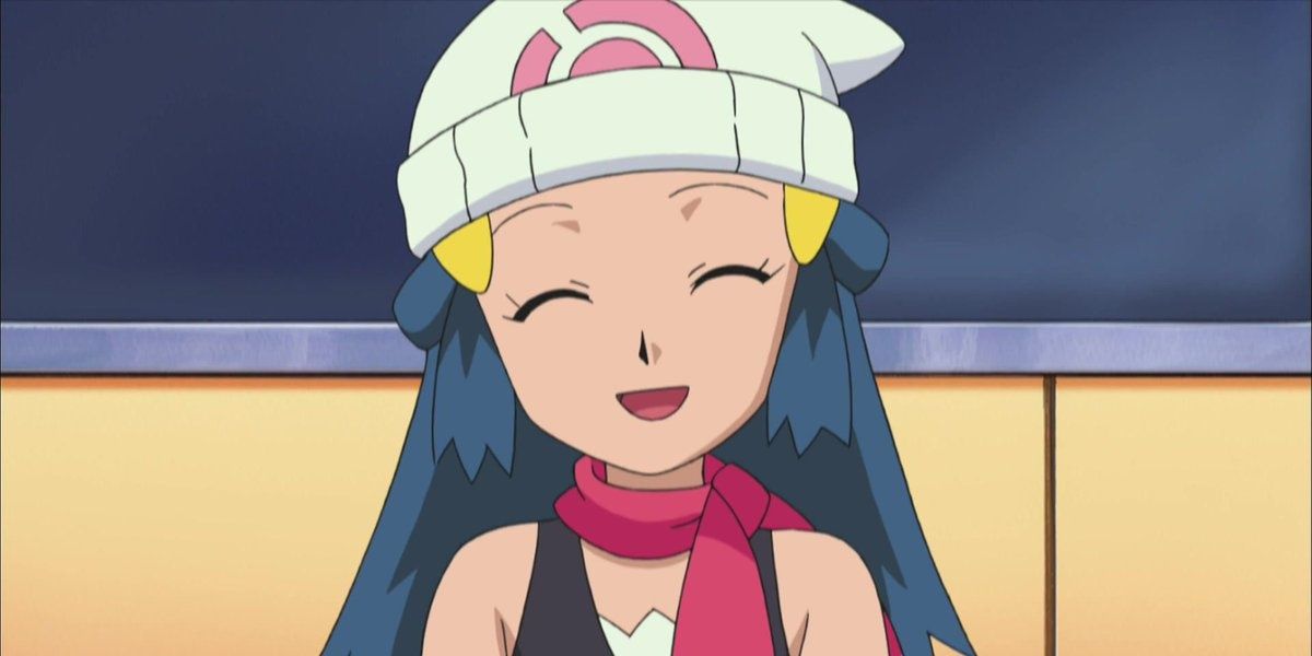 Dawn smiling from Pokemon