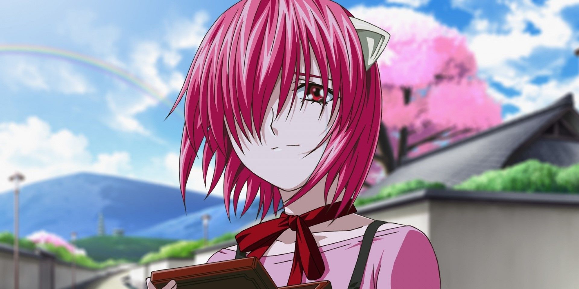 elfen lied lucy holding a music box