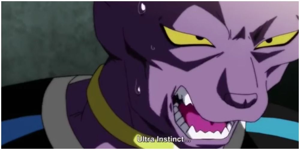 Dragon Ball Super Ultra Instinct Goku Beerus Stressing