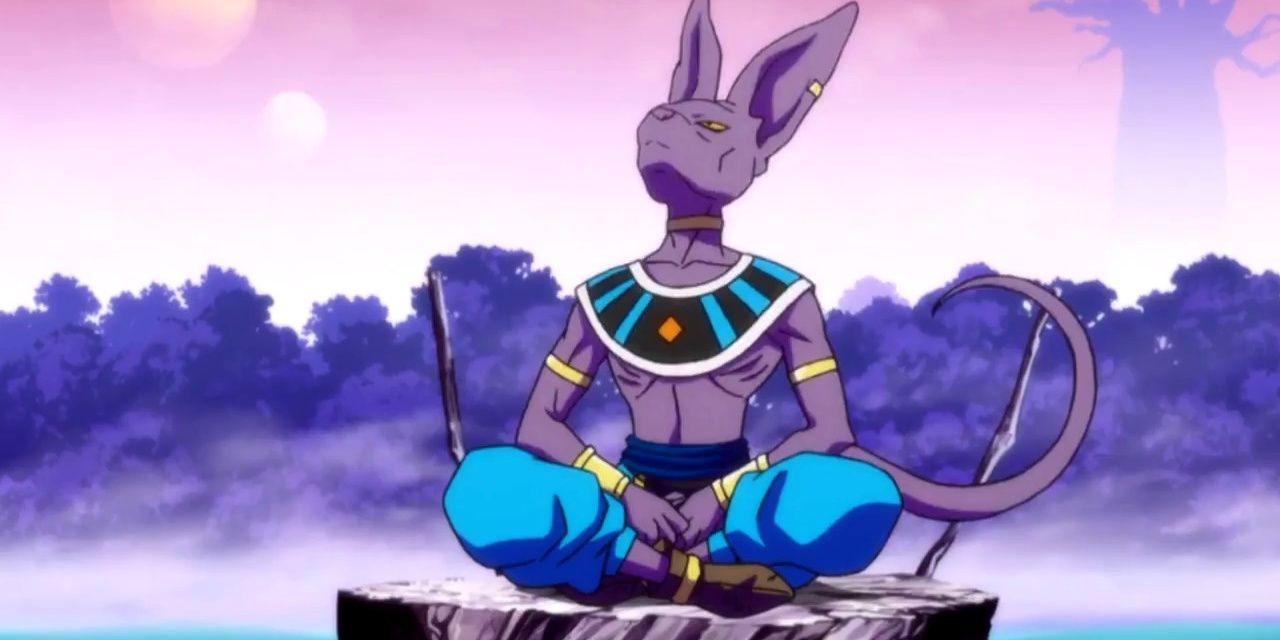 Anime Entry 10 - Beerus Sititng Down on His Planet