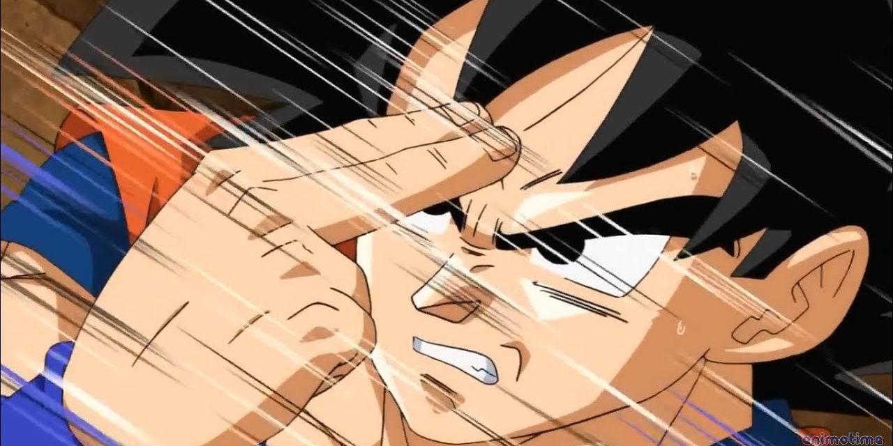 Goku using Instant Transmission