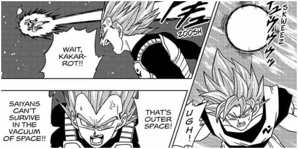 Entry 4 - Vegeta Reminds Goku That Saiyans Can't Survive In Space