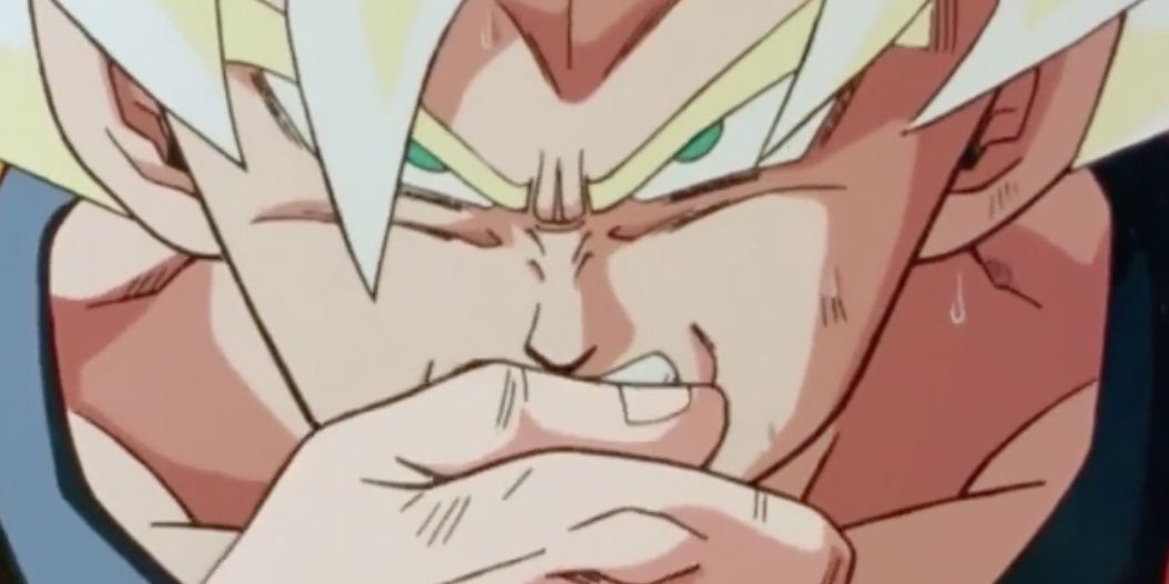 Goku Takes a Senzu Bean to Help the Heart Virus