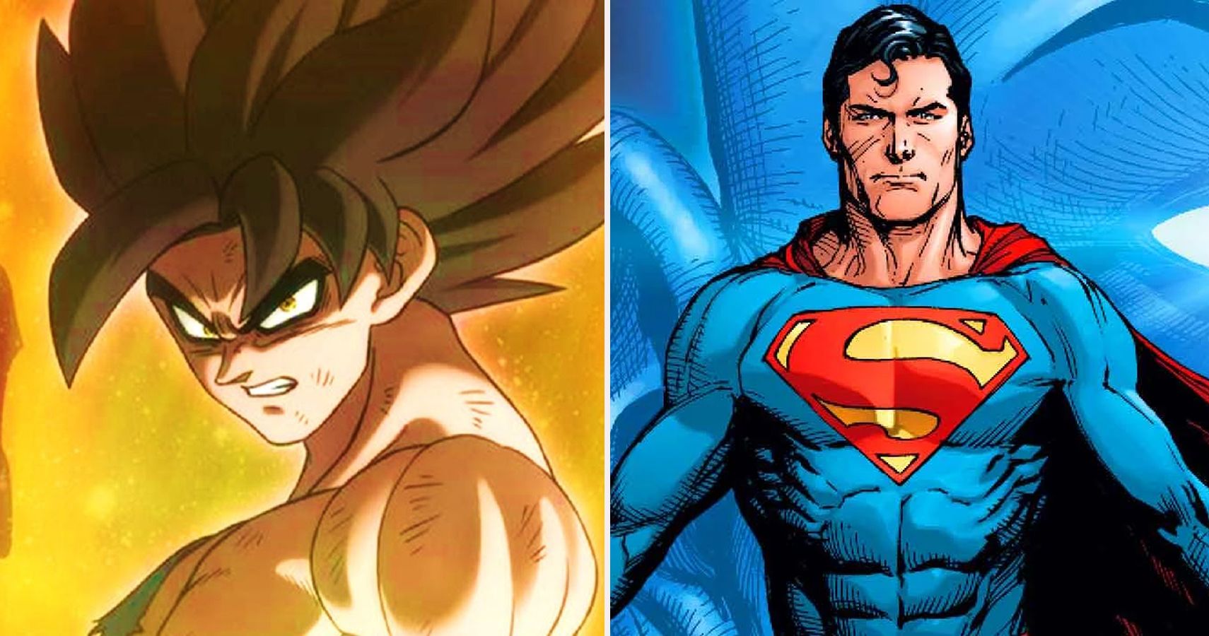 superman prime vs goku super saiyan god