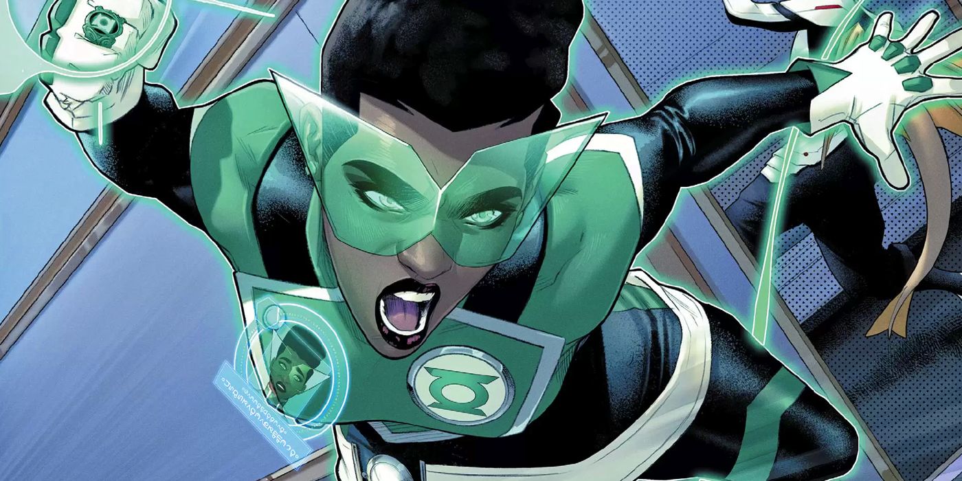 Jo Mullein as a Green Lantern in Far Sector