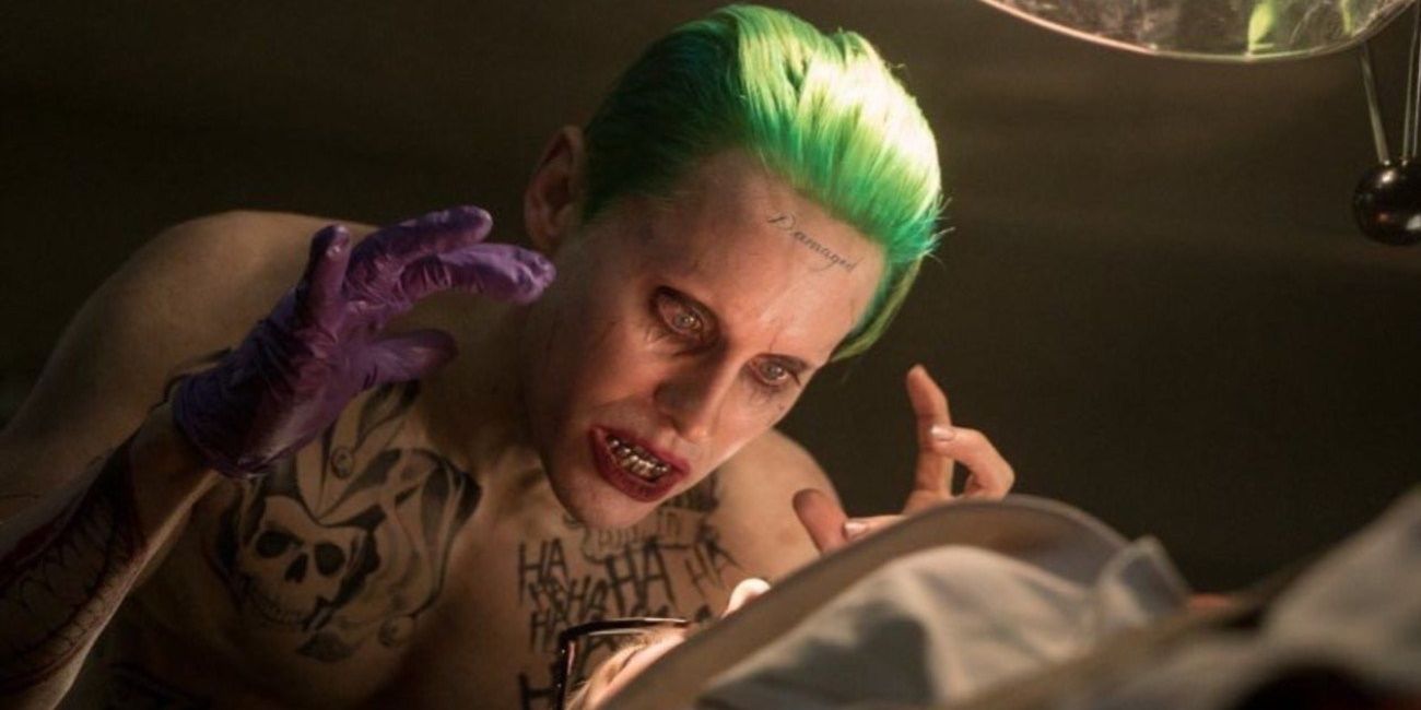 Jared Leto como o Coringa no Esquadrão Suicida