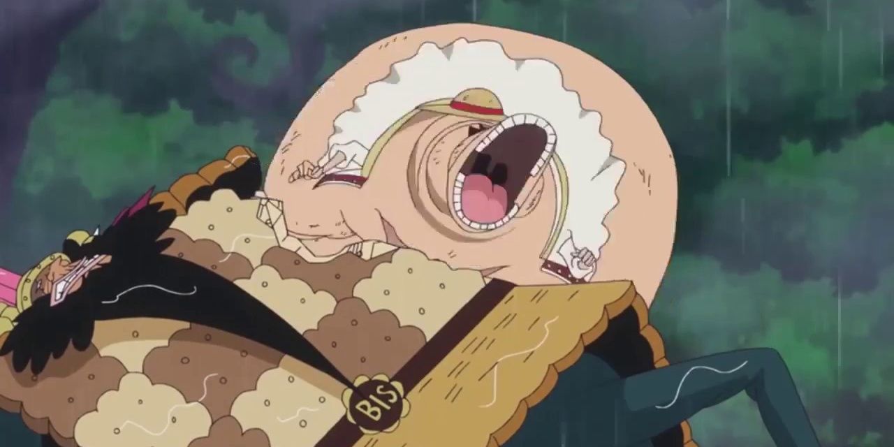 Luffy Eating Cracker