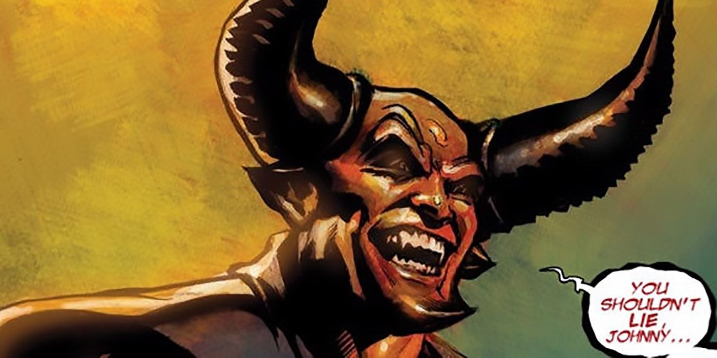 The demonic Lucifer from Marvel Comics