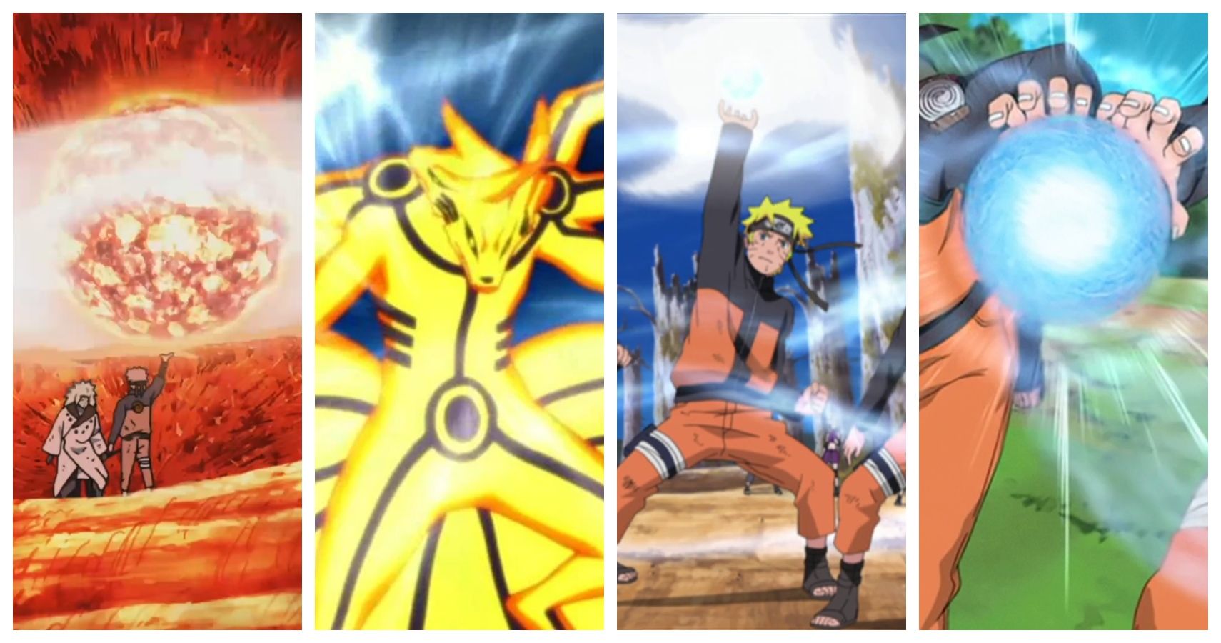 Os 10 melhores jutsus em Naruto