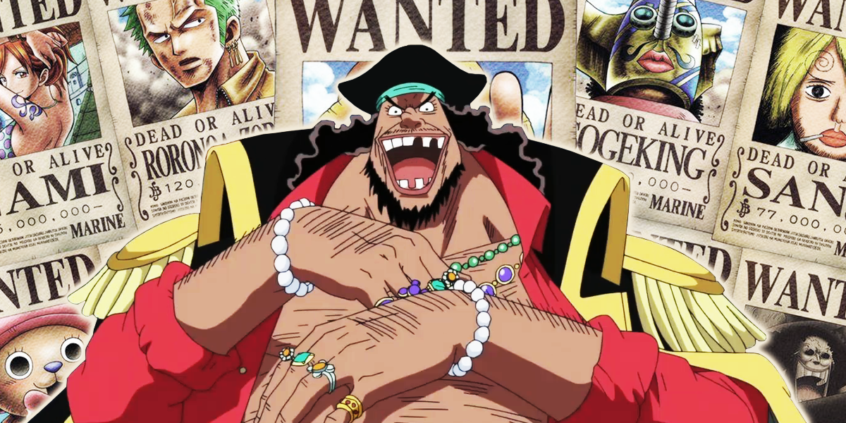 One Piece Blackbeard and bounty posters