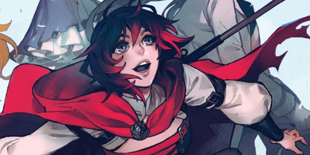 Ruby Rose On RWBY DC Comic Cover