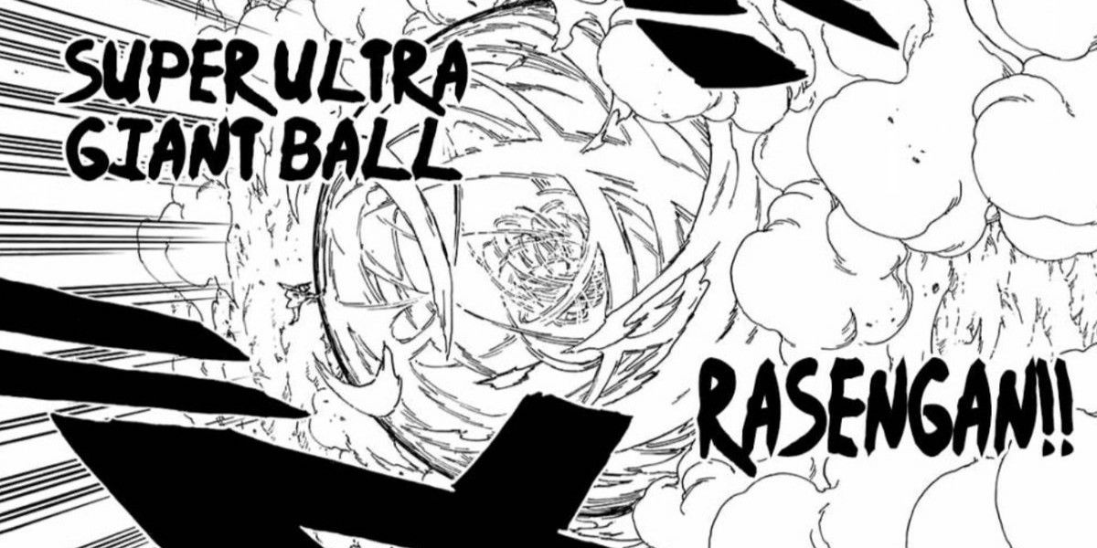 Naruto Super Ultra Big Ball Rasengan manga