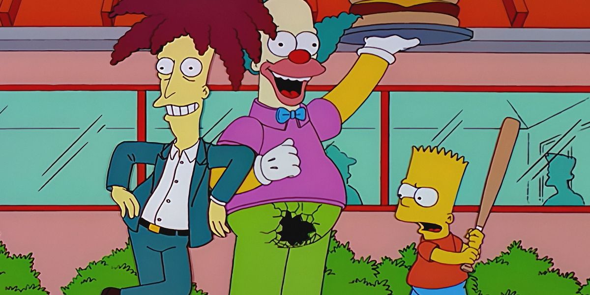 Sideshow Bob with Krusty and Bart