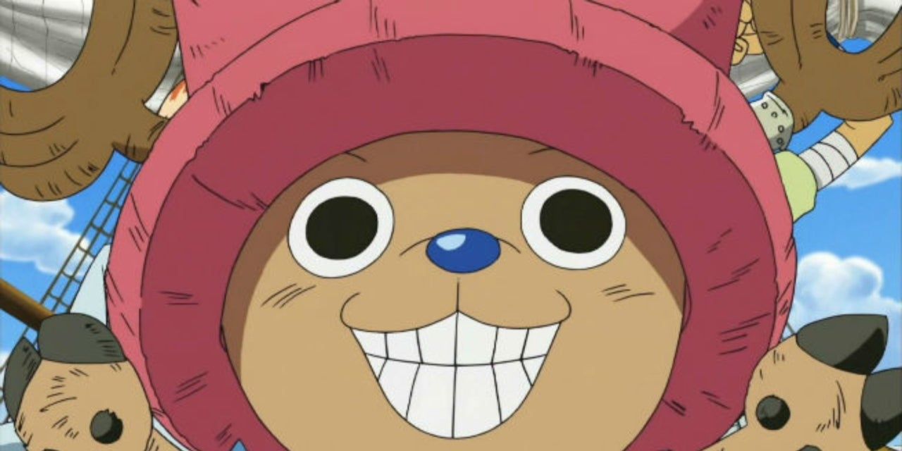 Chopper smile in One Piece