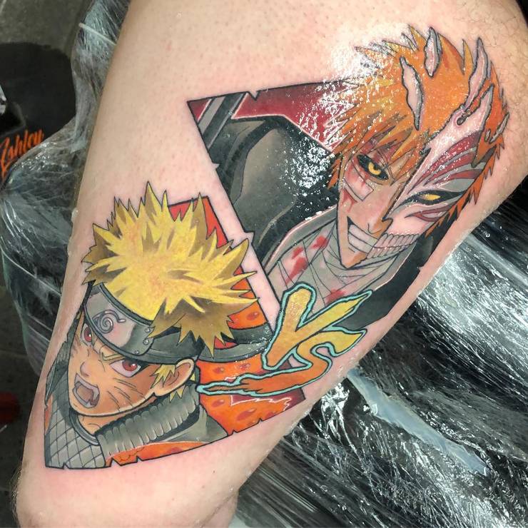 無料でダウンロード Dbz One Piece Naruto Bleach Tattoo 海 壁紙