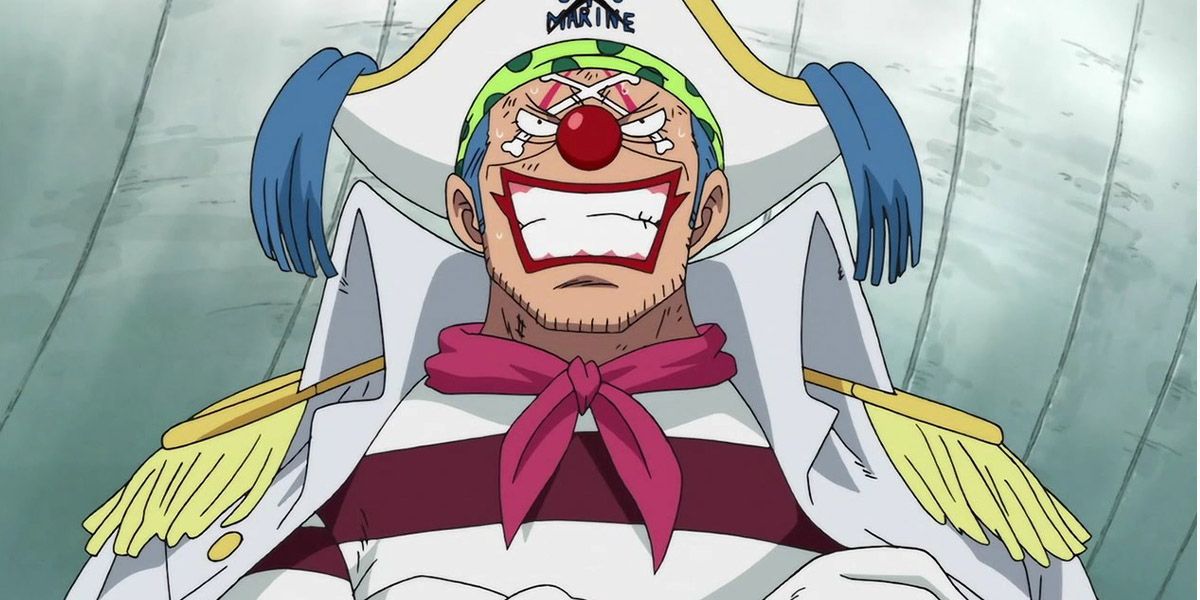 Buggy the clown from One Piece after escaping impel down