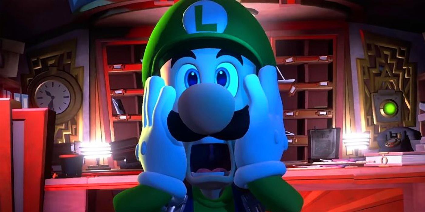 Luigi's Mansion 3, Luigi screaming
