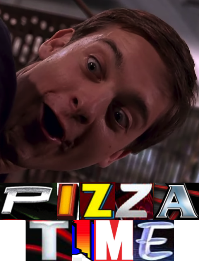 Spider man store pizza time