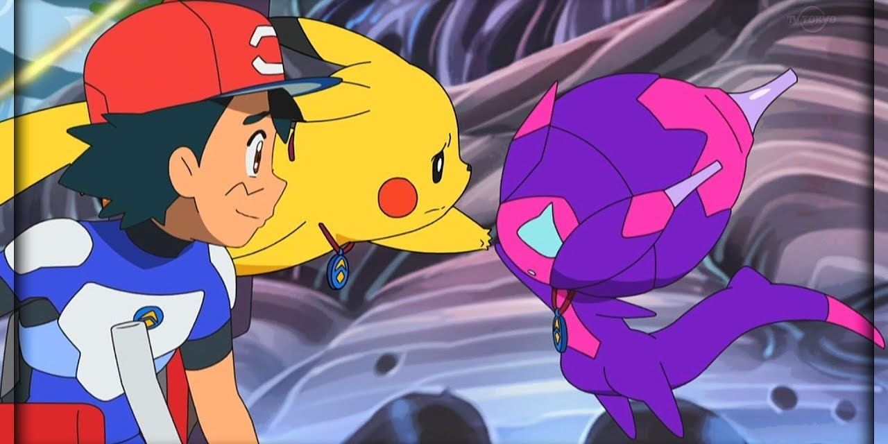 Ash and Poipole parting ways in Pokemon
