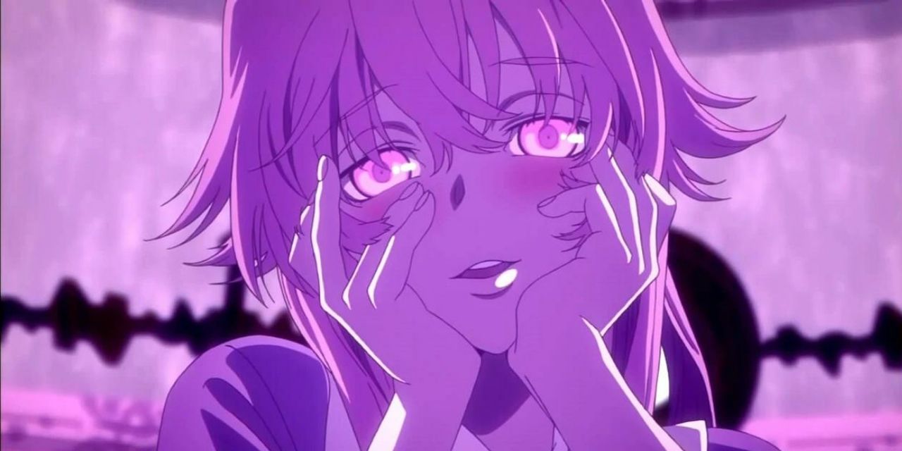 Image features Yuno Gasai from Future Diary