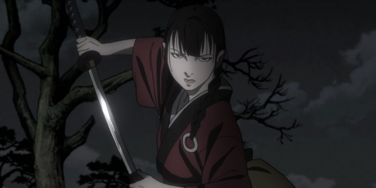AI Art Generator: Anime female long hair full body loose armor japanese  samurai shogon yukata stealth assassin rouge ninja thief dancer white black  slim sleek mtg zelda final fantasy