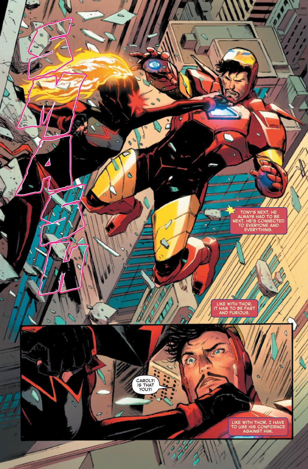 Captain Marvel Tries to Kill [REDACTED] in Issue #13 Preview