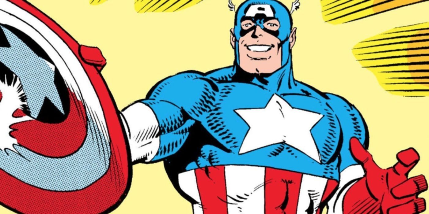 Супергерой Капитан Америка комикс