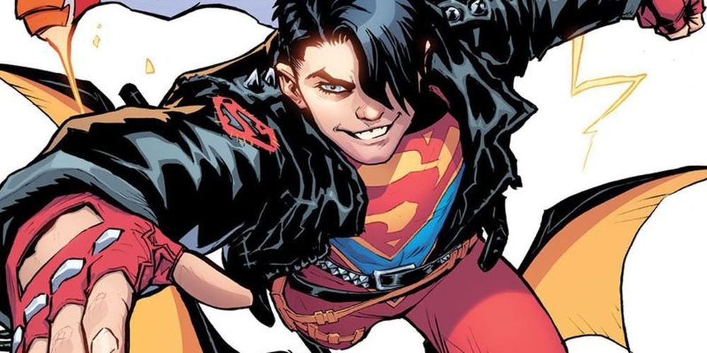 Conner Kent as Superboy in his iconic costume