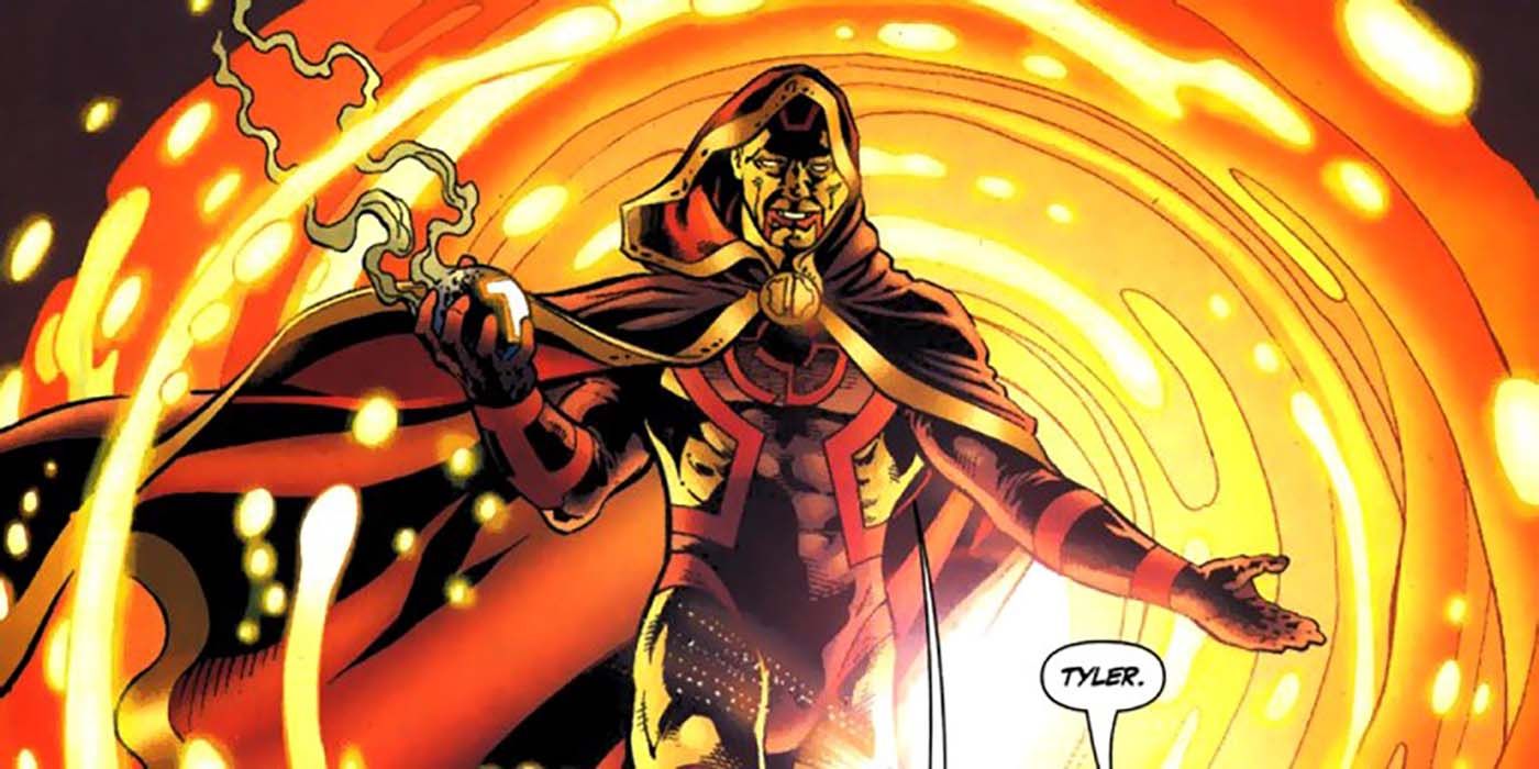 Hourman from the future as he travels through time in DC Comics