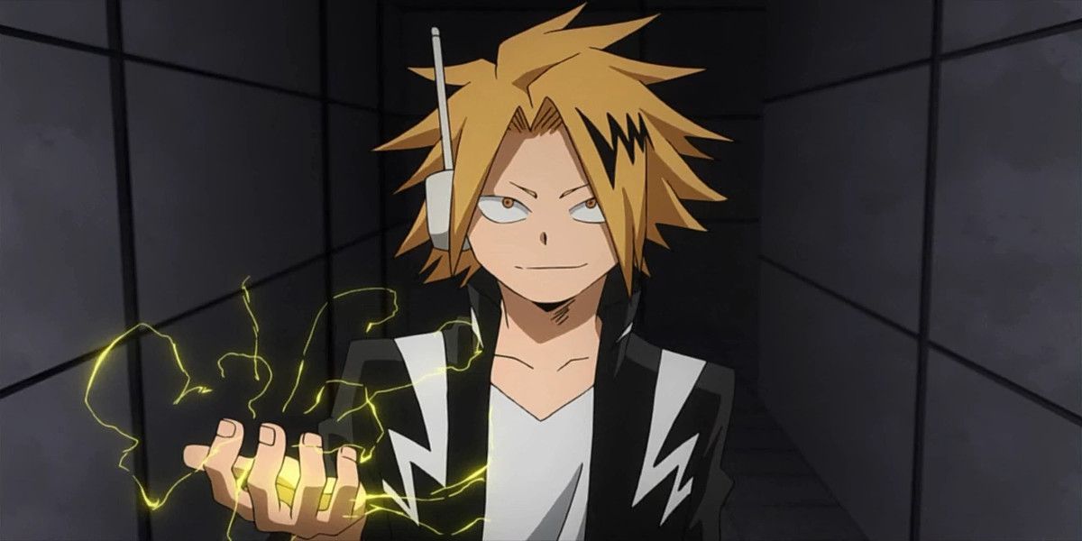 Denki Kaminari Producing Electricity With His Quirk